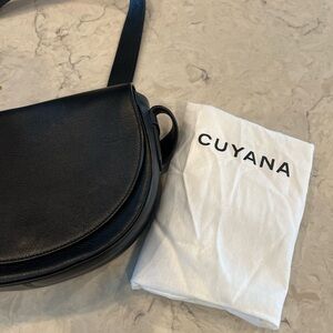 Cuyana Elegant Black Crossbody Bag